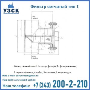 Фильтр сетчатый ФС по Т-ММ-11-2003 в Рубцовске