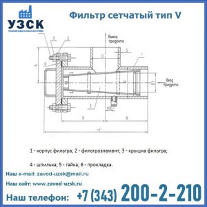 Фильтр сетчатый ФС по Т-ММ-11-2003 в Рубцовске